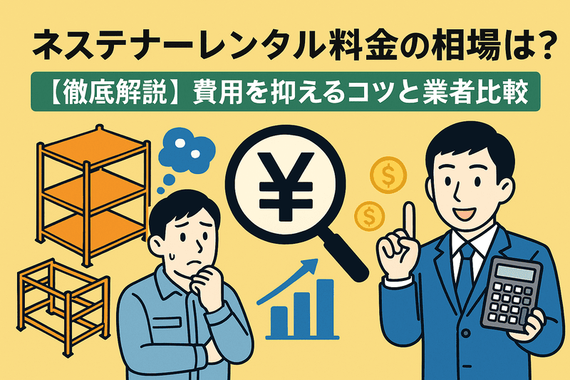 ネステナーレンタル料金の相場は？【徹底解説】費用を抑えるコツと業者比較